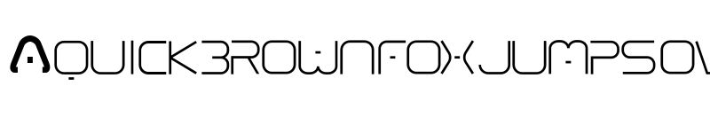 Preview of 01 Digitall Regular font