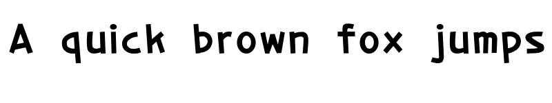 Preview of 01tama Regular font