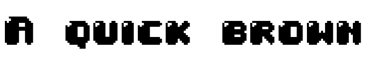 Preview of 04b 30 font