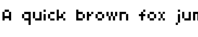 Preview of 04b03 Regular font