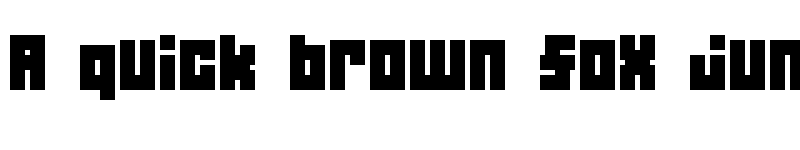 Preview of 04b_19 Regular font