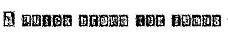 Preview of 1 DIMENCION Regular font