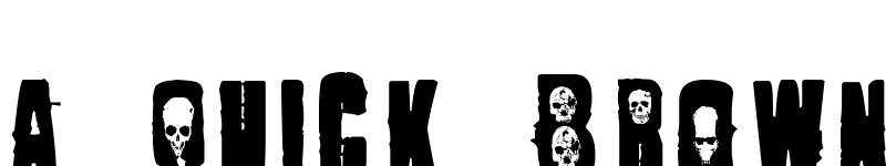 Preview of 1 Punk Regular font