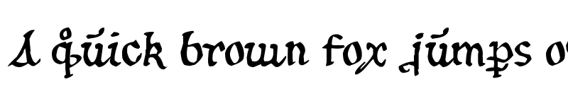 Preview of 12th c. Abbey Regular font