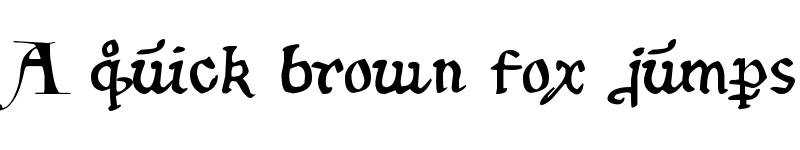 Preview of 12th C. Fancy Caps Regular font