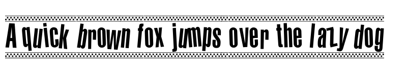 Preview of 1980 Portable Regular font