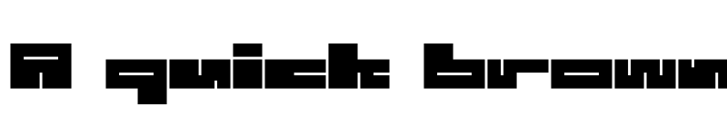 Preview of 1B_MAZE-black Regular font