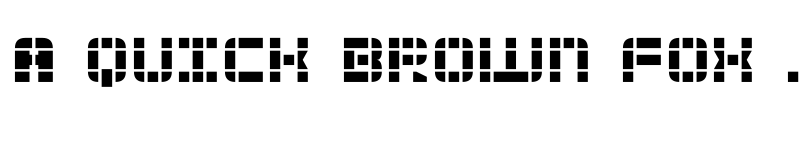 Preview of 2Tech Regular font