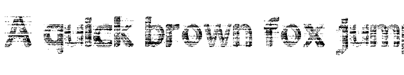 Preview of 3D Noise Regular font