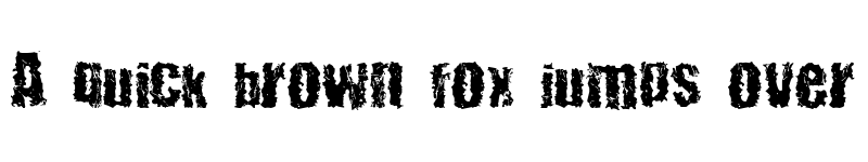 Preview of 48ver lost Regular font