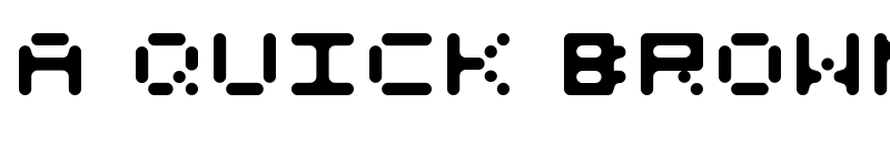 Preview of 525round Regular font