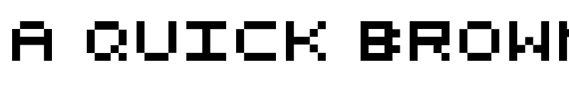 Preview of 525square Regular font