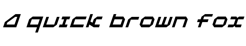 Preview of 5th Agent Italic Italic font