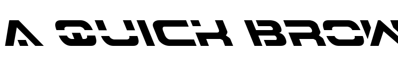 Preview of 7th Service Leftalic Leftalic font