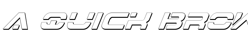 Preview of 7th Service Outline Italic Outline Italic font