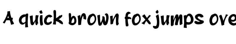 Preview of a Anggota Regular font