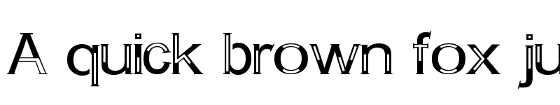 Preview of A Bit Empty Regular font