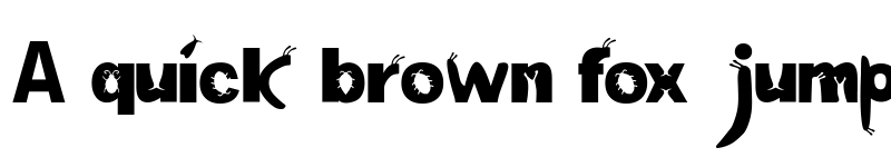 Preview of a bug's life Regular font