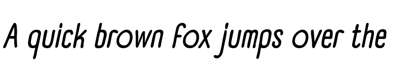 Preview of A Day Without Sun Text Italic Bold font