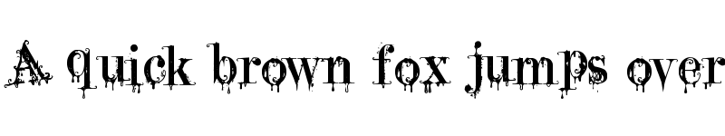 Preview of A Lolita Scorned Scorned font