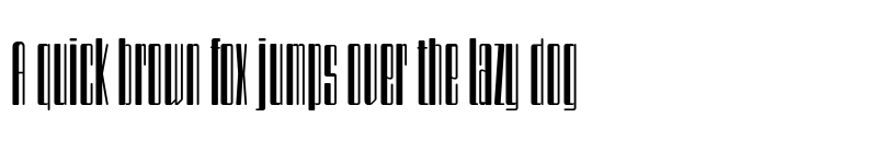 Preview of a sogra Ruth Extra-condensed font