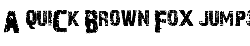 Preview of A Trip To Hell And Back Regular font