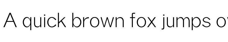 Preview of Aariel Light font