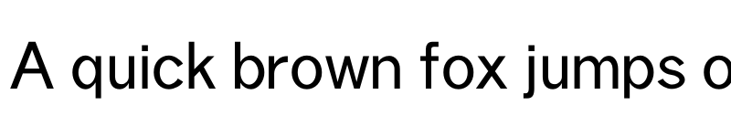 Preview of Aariel Regular font