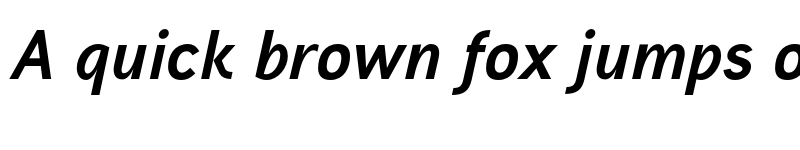 Preview of Aaux Next Bold Italic font