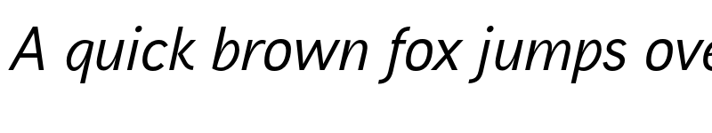 Preview of Aaux Next Medium Italic font