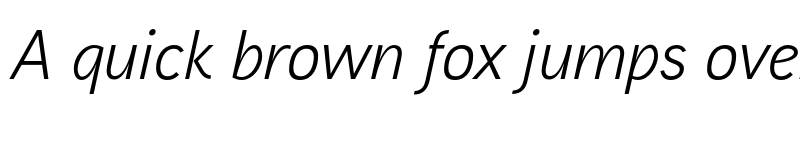 Preview of Aaux Next Regular Italic font