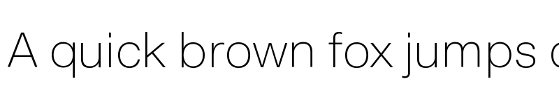 Preview of Abacaxi Latin VF Thin font