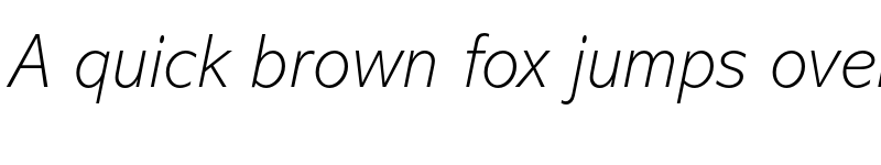 Preview of Abadi MT Pro Extra Light Italic font