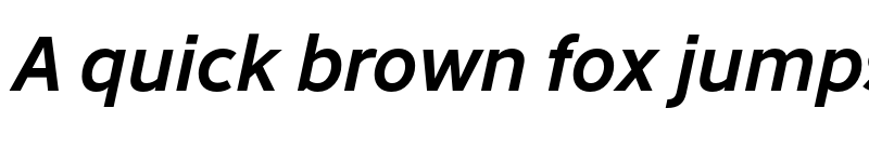 Preview of Abandon Medium Italic font