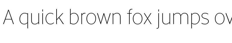 Preview of Abandon Thin font