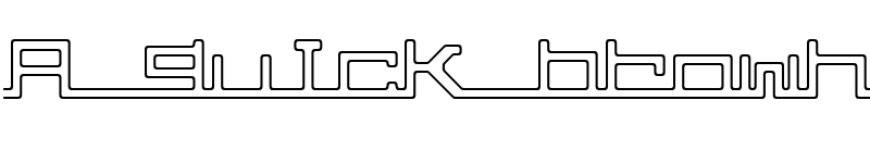 Preview of abc,pipe Regular font