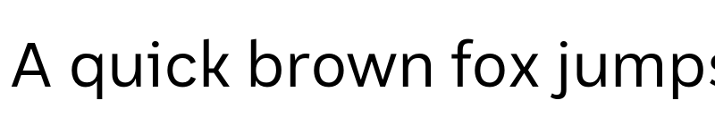 Preview of ABCSans Regular font