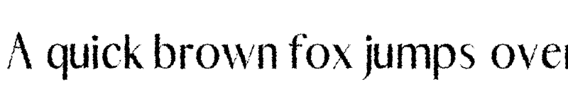 Preview of Abiah Distorted font