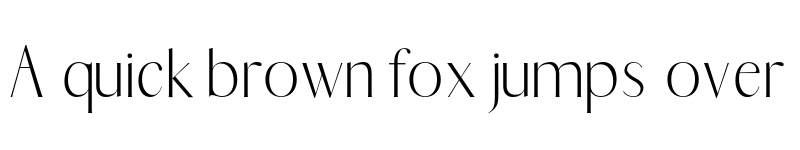 Preview of Abiah Light font