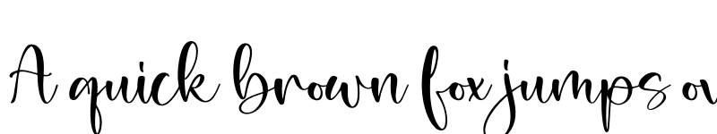 Preview of Abigail Regular font