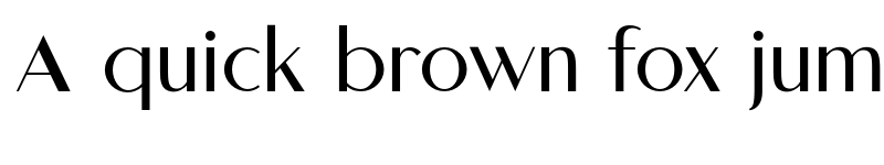 Preview of Abigral Regular font