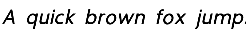 Preview of Aboriginal Sans Italic font