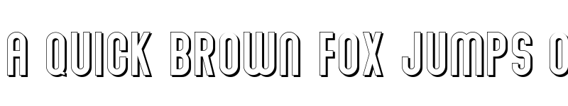 Preview of Abraham Shadow font