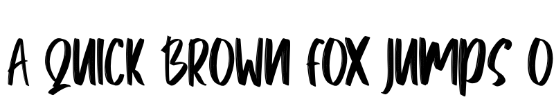 Preview of Abraly Regular font