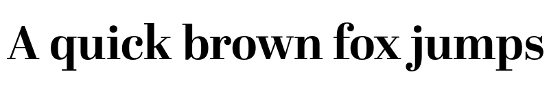 Preview of Abril Display Bold font