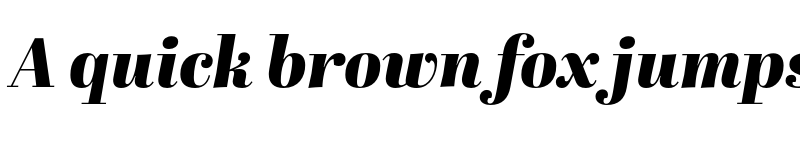 Preview of Abril Fatface Italic font