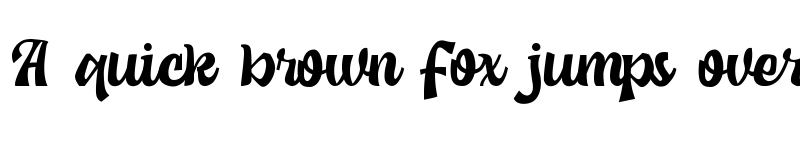 Preview of Abrock Regular font