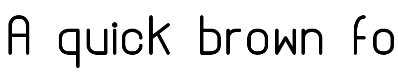 Preview of Abstrec font tfb Regular font