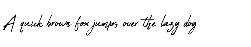 Preview of Abuget Regular font