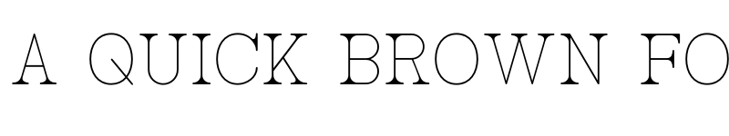 Preview of AC Big Serif One font